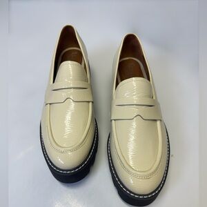 Brand New Franco Sarto Cream Womens Loafers